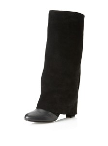 See by Chloe Suede Knee-High Slouch Boots, Size 6